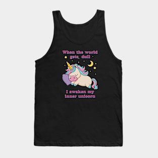 inner unicorn Tank Top